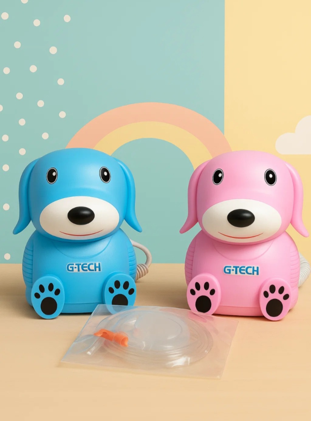 G-Tech Inalador Nebulizador Nebdog Azul Bivolt