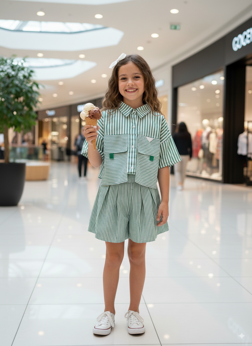 CONJUNTO CAMISA E SHORT UM MAIS UM