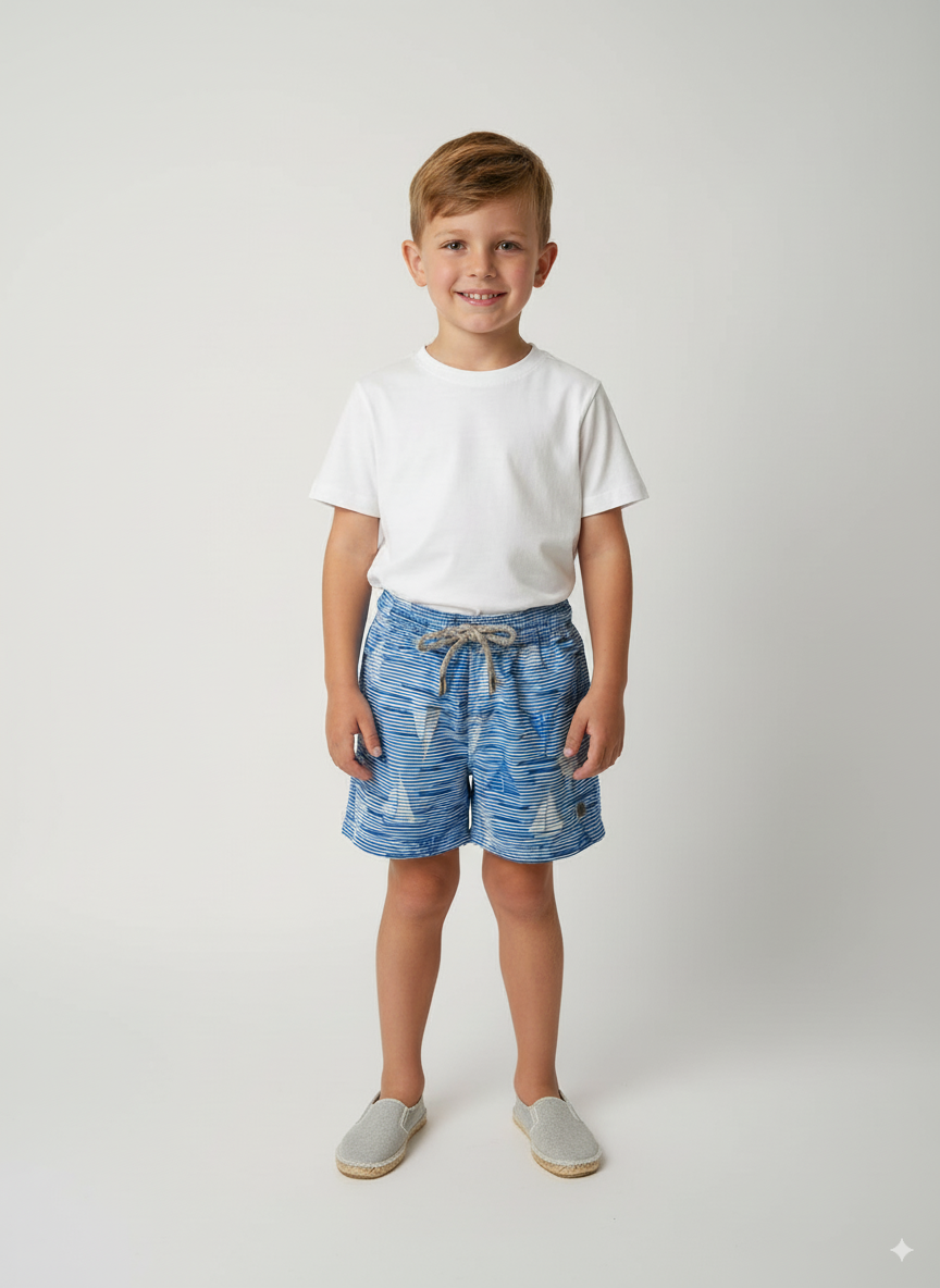 SHORT DÁGUA DE NYLON UM MAIS UM