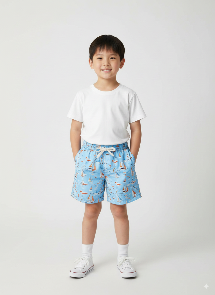 SHORT DÁGUA DE NYLON UM MAIS UM