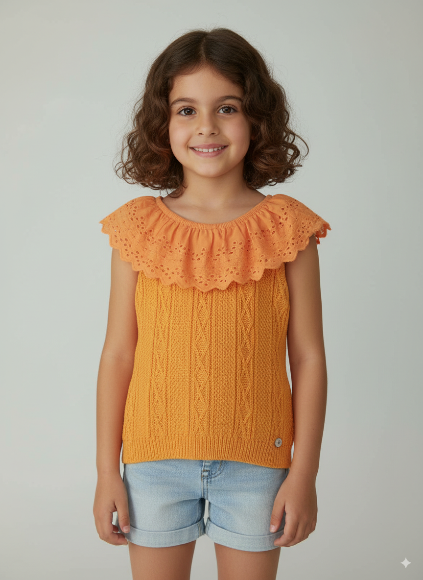 BLUSA TOP EM TRICÔ UM MAIS UM